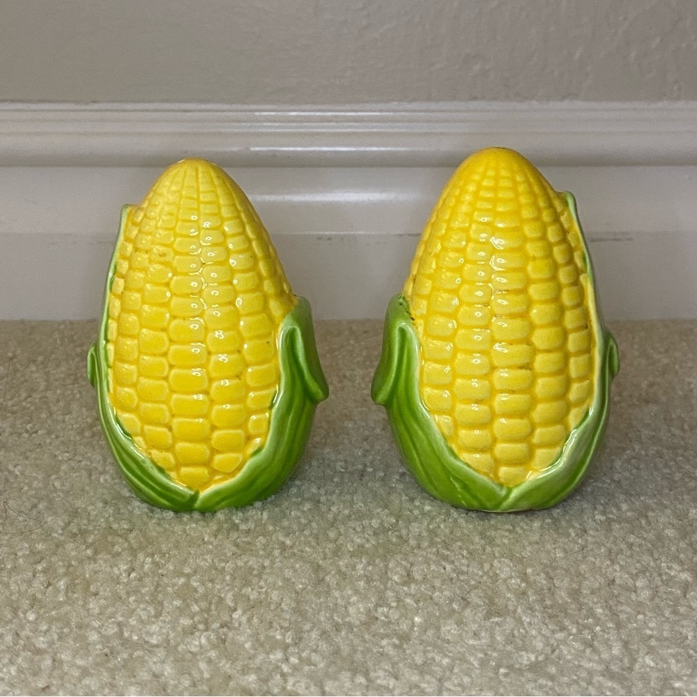 Vintage Corn Salt & Pepper Shakers